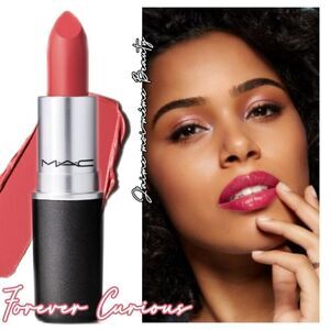 MAC Matte Lipstick in Forever Curious (Pinky Red)